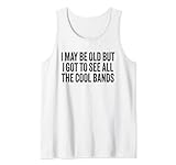 potrei essere vecchio ma devo vedere tutte le band cool canotta