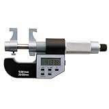 Écran LCD numérique clair : Doté d;un écran LCD numérique lumineux, le micromètre permet une lecture rapide et facile des mesures avec une précision de 0,01 mm, idéale pour des évaluations précises.