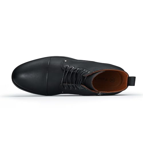 Image of Polar Fox Men's Ankle Dress Boots | Lace-up Casual Fashion Boot Collection | Cap Toe & Plain Toe Styles |