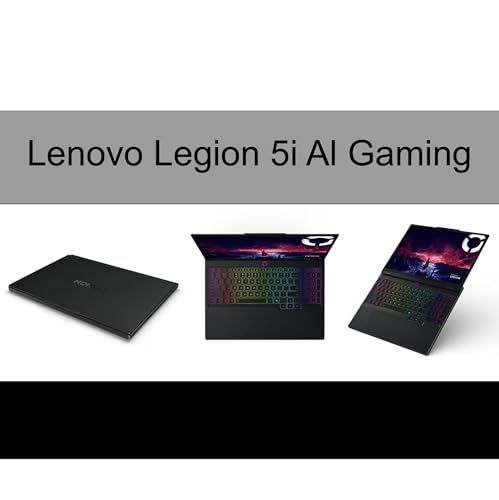 Image of Lenovo Legion 5i AI Gaming Laptop 15.1 inch OLED WQXGA Display (Intel Core Ultra 7 255HX, 32GB DDR5, 4TB PCIe SSD, GeForce RTX 5060, RGB KB, Thunderbolt 4, Win 11 Home) w /DKZ USB Port Expander