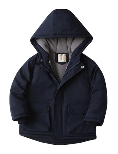 Image of Boys Girls Winter Outwear Coats, Kids Warm Outfits,Windproof Jacket for Toddler 1-8Y