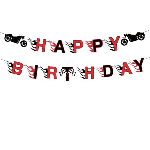 Image of Happy Birthday Banner Birthday Party Supplies (Black1)