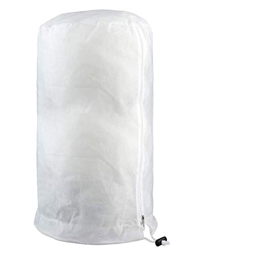Preisvergleich Produktbild XanSpoden Winterschutz für Pflanzen, Pflanzenabdeckungen Pflanzenschutz Frostschutz für Wiederverwendbare Strauchmantelabdeckungen mit Reißverschluss Kordelzug (100 * 180 cm)