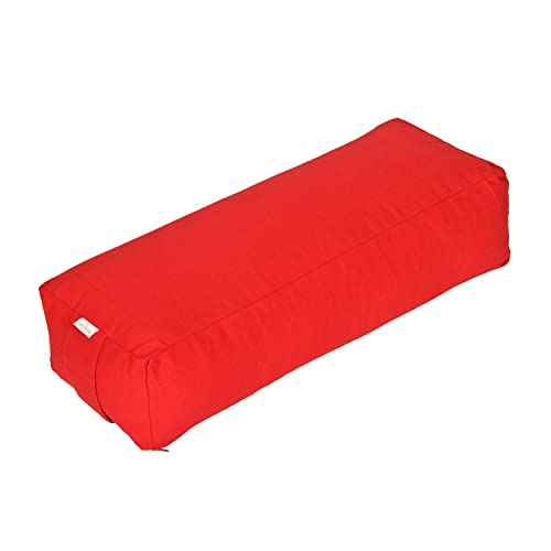 Yogabox Yoga Bolster 2.Wahl - Made In Germany Mit Buchweizenschalen-Füllung 65x22cm
