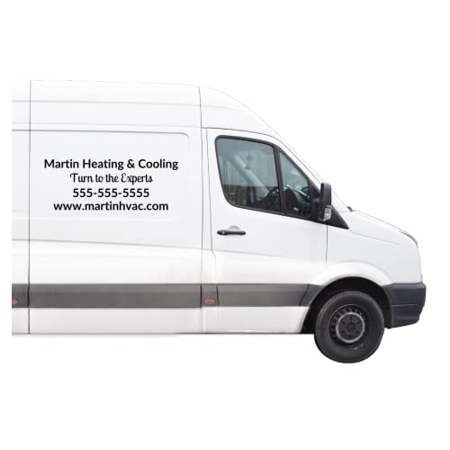 Create Your Own Business Decal, Sticker Signage - Single Color Custom Vinyl Decal For Your Work Truck, Car, Trailer, And More - Select Your Size & Color #TOP23