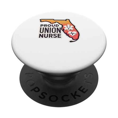 Florida Union Nurse | Funny Healthcare Apparel PopSockets PopGrip Intercambiable