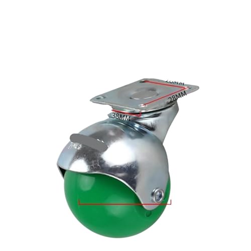 4 pieces/lot 2-inch flat sofa wheel spherical nylon swivel caster furniture coffee table TPR silent(SJB920-200A)