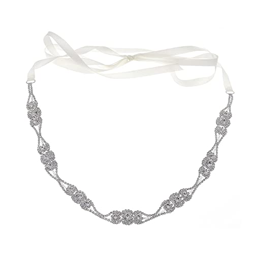 Cadena de cintura de plata KnSam con circonia de 47 cm para mujer