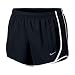 NIKE Girl's Dry Tempo Running Short Black/White Size Medium