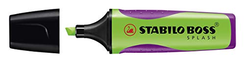 Image of STABILO BOSS Highlighter Pen | 1 Piece | Splash Series | Fluorescent Green