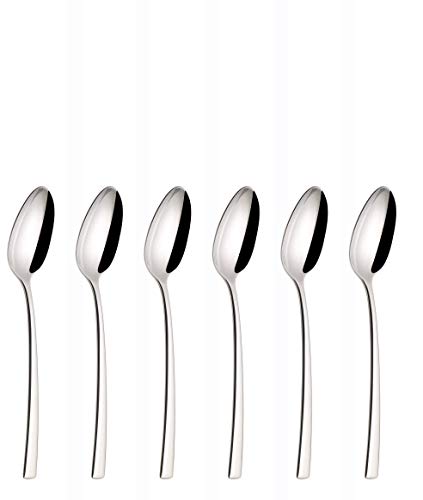 Ensemble de cuillères à café/thé/moka Avelino, 6 pièces, en acier inoxydable 18/10 de haute qualité Cover