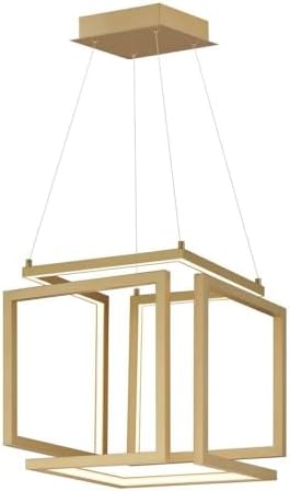 ET2 Penrose - 54W 1 LED Pendant-16 Inches Tall and 16 Inches Wide-Gold Finish