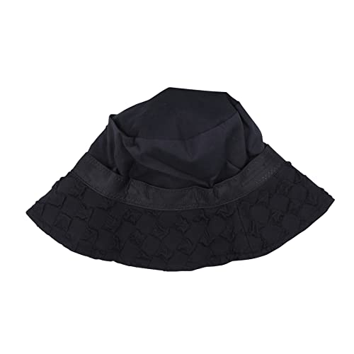 Amamcy Summer Checkerboard Bucket Hat For Women Girls Fisherman Cap Outdoor Wide Brim Bowler Cloche Beanie Cap Spring Fall Black #TOP4