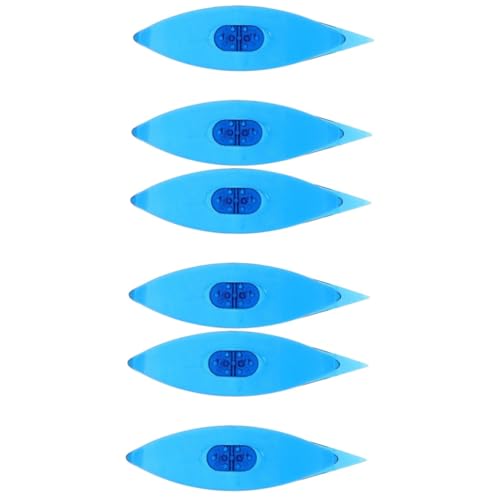 BEBEMOKO 3sets Ergonomic Tatting Shuttle Craft Needles Shuttle Stick for DIY Lace-Making Kits 2pcs*3