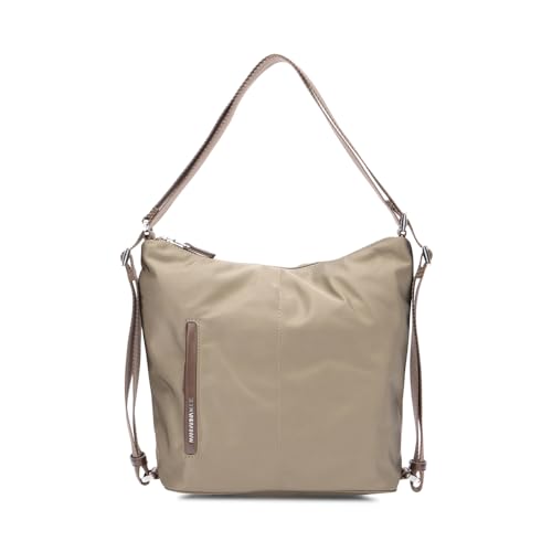 Nuova versione media del nostro iconico modello trasformabile che diventa zaino o borsa con un solo gesto a seconda delle necessità: nylon lucido, dettagli a contrasto nero/testa di moro (a seconda delle colorazioni), accessori metallici coordinati e logati restano caratteristici di questa linea. il modello presenta un vano principale chiuso da zip, con taschine interne, e una tasca a scomparsa frontale e spallacci in nastro.