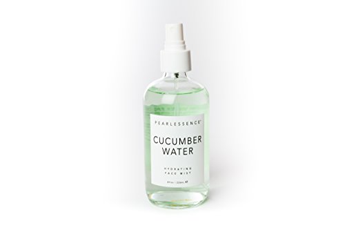 Pearlessence Cucumber Water Hydrating Face Mist for Radiant Skin| Refreshing Spritz for Dry Dehydrated Skin | Soothing & Cooling Formula with Herbal Extracts (8 ounces)