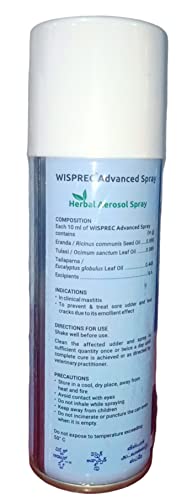 Image of Men Wisprec Advanced Spray Fast Acting Spray for Mastitis Training Suit (100ml) Pack of 2 for Small & Large Animals