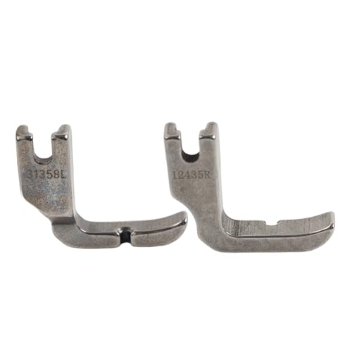 Juego de 2 pies prensatelas 3/16" para máquina industrial