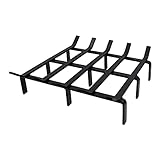 SteelFreak Heavy Duty Square Fireplace Grate - Made in The USA (24 Inch)
