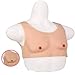 Mr.LQ Cofre De Silicona Músculo Corto Espesor De Cuello Redondo Vestir Traje De Disfraces De Cosplay Realista para Hombres