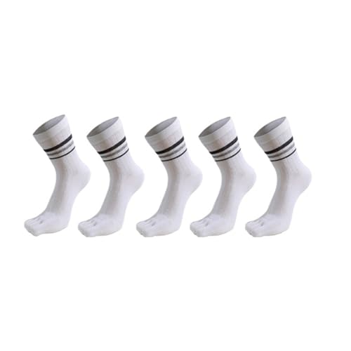 Chaussettes à传递cinq doigts courtes pour homme idéales pour la marche en coton