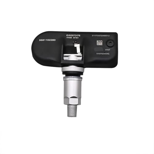 Capteur de pression des pneus TPMS 9673198580 pour Peugeot 1007 de 2004 à 2011 - Lot de 4 pièces