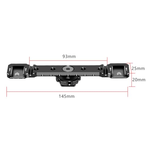 Image of Cold Shoe Mount Adapter Extension Rod Bracket Stand for Camera Vlog Video Light Hot Shoe Plate Mount Photography Equipment Accessory