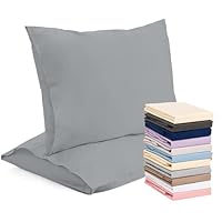 Algopix Similar Product 3 - Superity Linen Gray Pillow Cases 