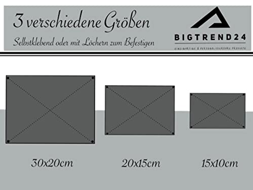 Warnschild Vorsicht Schäferhund Schild Hundeschild Haus Garten Familie Silber (15x10cm Selbstklebend)