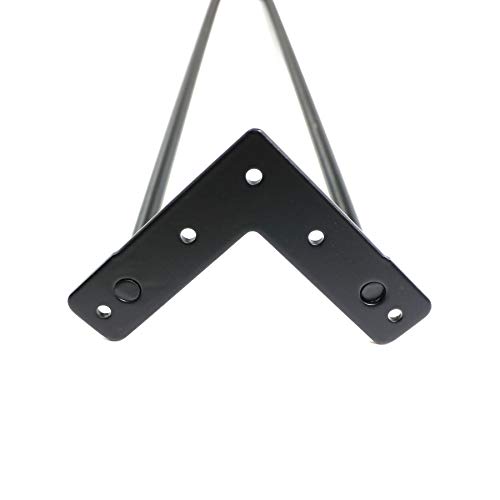 Hairpin Tischbeine Schwarz Haarnadel Tischgestell Industriedesign, Hairpin:350mm