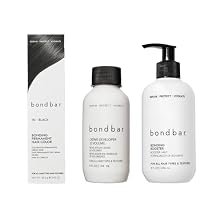Bondbar Ultimate Color & Repair Trio Bondbar 20 Volume Creme Developer, 1N Black Bonding Permanent Creme Hair Color, Hair Color Repair Treatment