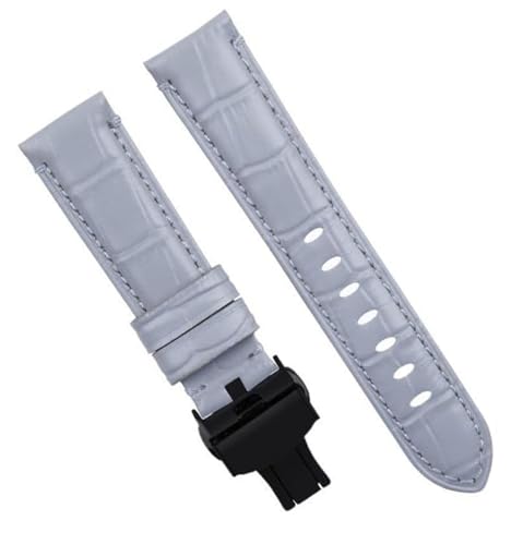 Bracelet de montre en cuir véritable de vache souple : finissez-en avec l'inconfort en 22mm