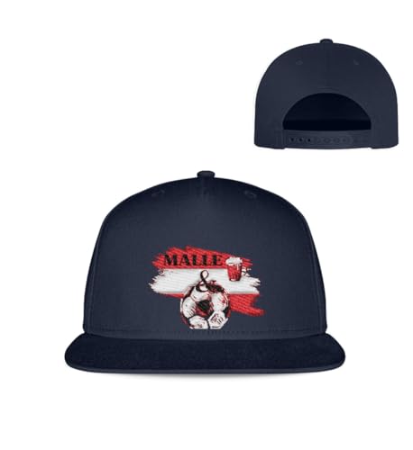 Casquette de baseball Bière & Football Autriche Majorque en bleu marine Oxford taille unique