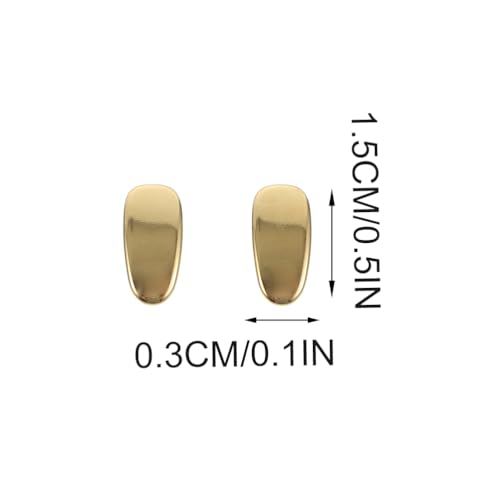 Operitacx Titanium Nose Bracket 4Pcs Metal Nose Pads Replacement Lightweight Anti-Slip Eyeglass Accessories for Reading Glasses Daily Use - Image 2
