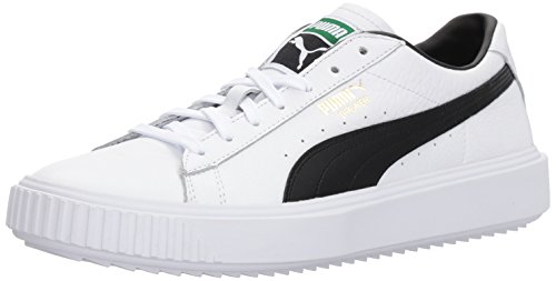 Preisvergleich Produktbild PUMA Herren Breaker Turnschuh, weiß / schwarz, 39.5 EU