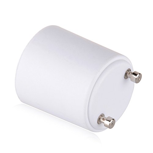 Image of Onite 8-Pack GU24 to E26 Adapter, 600W 320F Heat Resistant Socket Converter, High Power GU24 Bulb Base to E26 /E27 Medium Socket, for Halogen /Incandescent /LED Bulbs