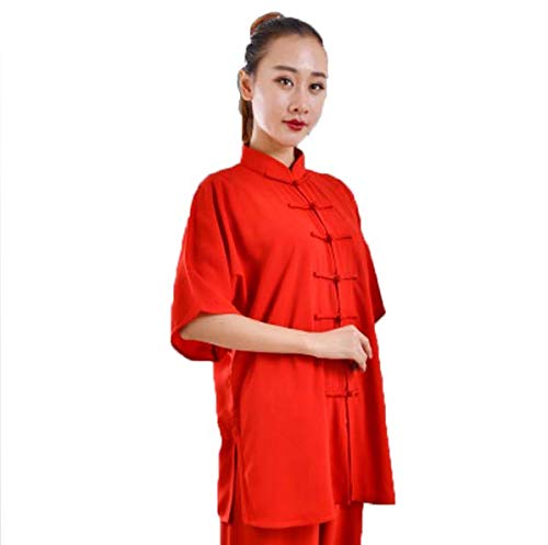ZJDYDYWomens Zen Meditation Suit Tai Chi Uniform, Chinese Traditional Tai Chi Uniforms, Tai Chi Uniform Shirt for Spring And Summer South Kung Fu Clothing Unisex Suitable
