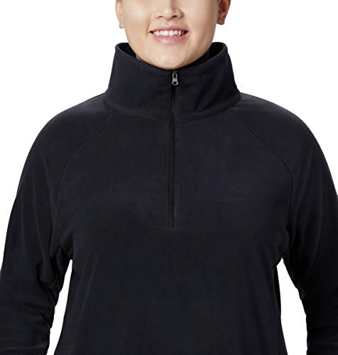 Columbia Womens Glacial IV Half Zip Fleece Jacket, Black, Medium - image 9
