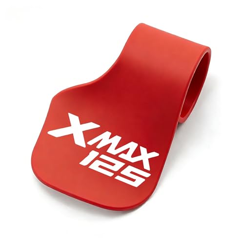 Poignée de guidon XMAX 125 pour soulager le poignet en moto rouge