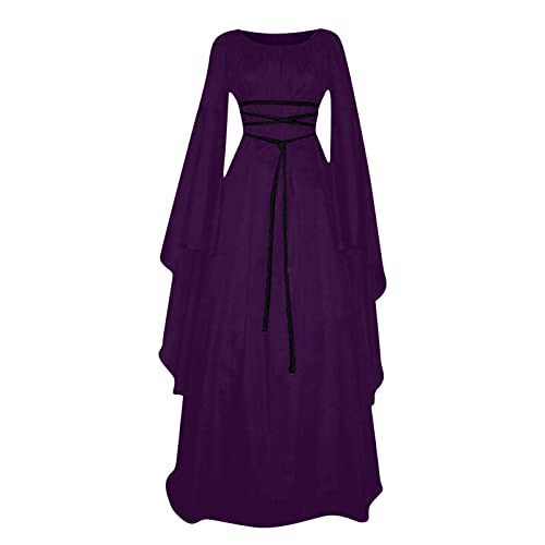OIOLOYJM Renaissance Costume Women Medieval Sexy Plus Size Witch Vampire Gothic Halloween Costumes Woman 2025 Clothes Dresses