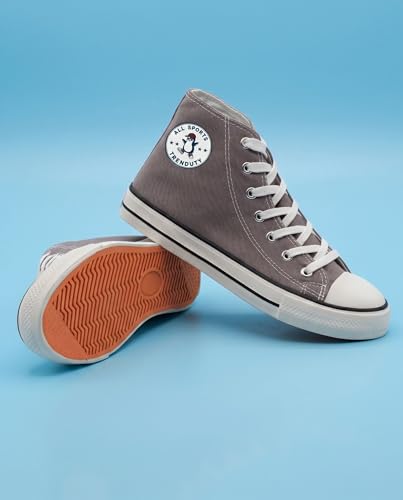 Image of Long High Top Canvas Men Sneakers