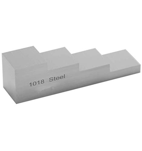 Ultrasonic Thickness Gauge 4 Step Calibration Blocks Thickness 0.250" 0.500" 0.750" 1.000" Test Block Material 1018 Steel miniatura 3