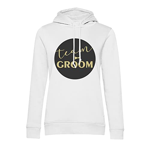 Sweat à capuche Team Groom cadeau témoin mariage style Gentleman Art Deco
