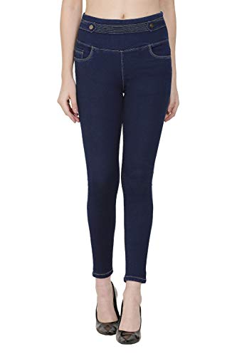 Image of Casual Slim fit Cotton Denim Jegging for Women