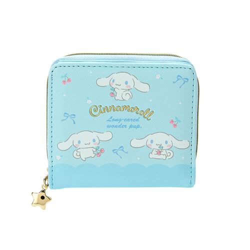 Sanrio (SANRIO) Sanrio Wallet Cinnamoroll Cinnamon Cinnamoroll 3.5 x 4.1 x 1.0 inches (9 x 10.5 x 2.5 cm) Kids Wallet Character 126012 SANRIO