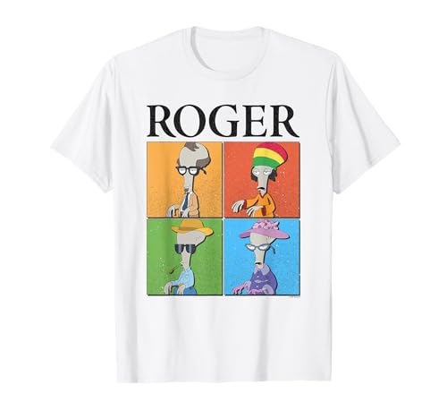 American Dad Roger Disguises Pop Art Cartoon T-Shirt