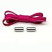 SEOLQX Lacets élastiques sans Cravate Lacets de Chaussures en Demi-Cercle pour Enfants et Adultes Baskets Lacets Quick Lazy Metal Lock Laces Cordes de Chaussures-France,Rose Rouge