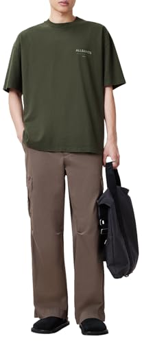 Image of AllSaints Men's Underground Oversized Short Sleeve Crew Neck Shirt