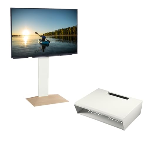EQUALS イコールズ テレビ台 壁寄せテレビスタンド WALL V3 ハイタイプ ホワイトオークベース+ボックス棚板セット