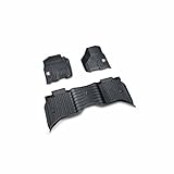 Mopar 82215585AB High Wall All Weather Floor Mats Dodge Ram Mega Cab Black